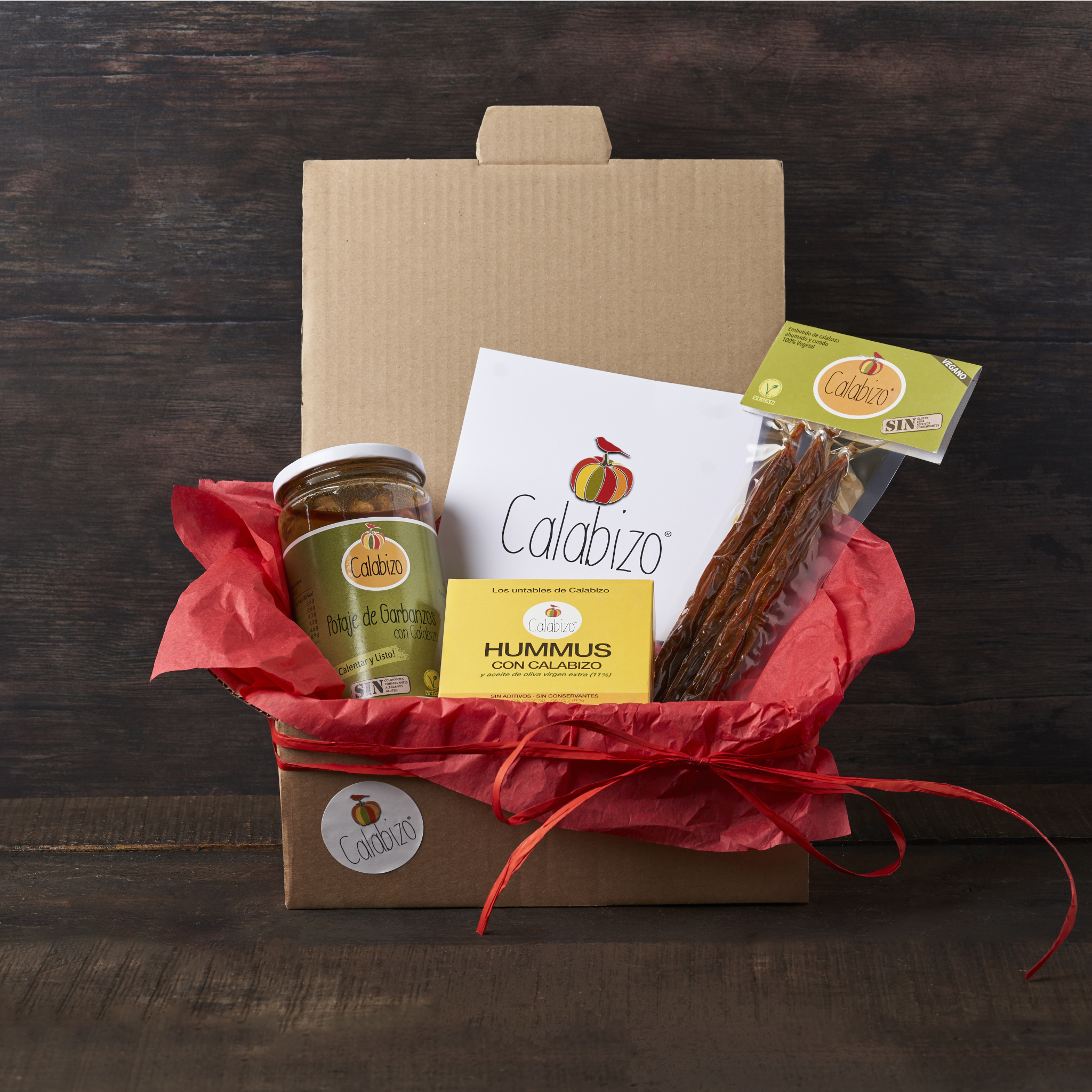 Caja Sabor: Calabizo + Hummus + Potaje de garbanzos